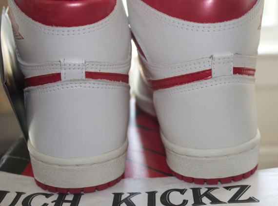 White Metallic Red Jordan 1 7