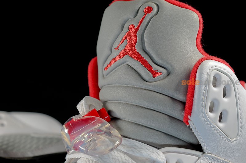 air-jordan-5-retro-white-black-red-new-images-7 Air Jordan 5 Retro White Black Red New Images 7