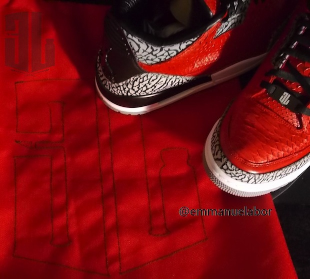 Air Jordan Iii Python Supreme Customs By Emmanuelabor 4