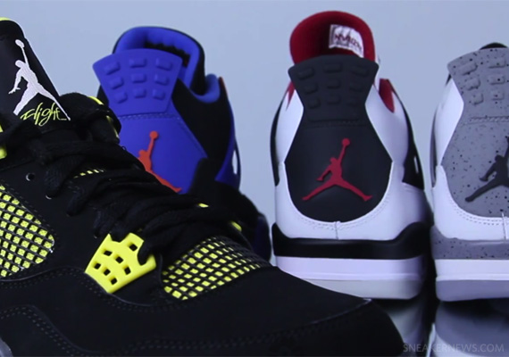 Air Jordan IV 2012 Retro Comparison Video