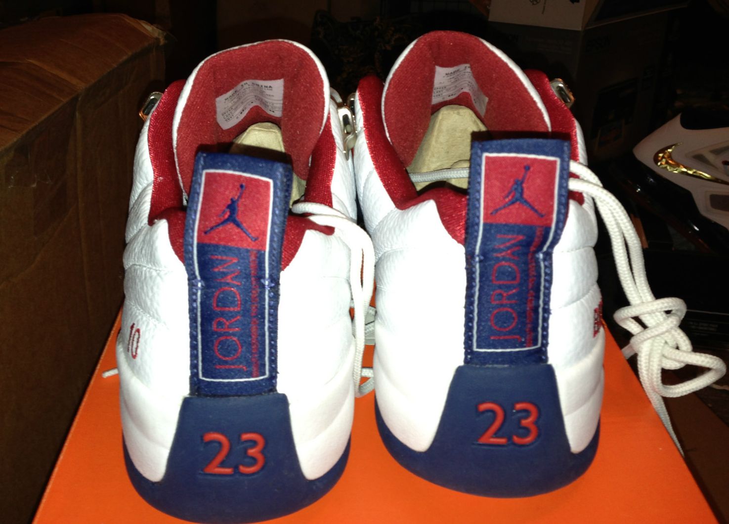 Air Jordan Xii Low Mike Bibby 2004 Olympic Pe 02