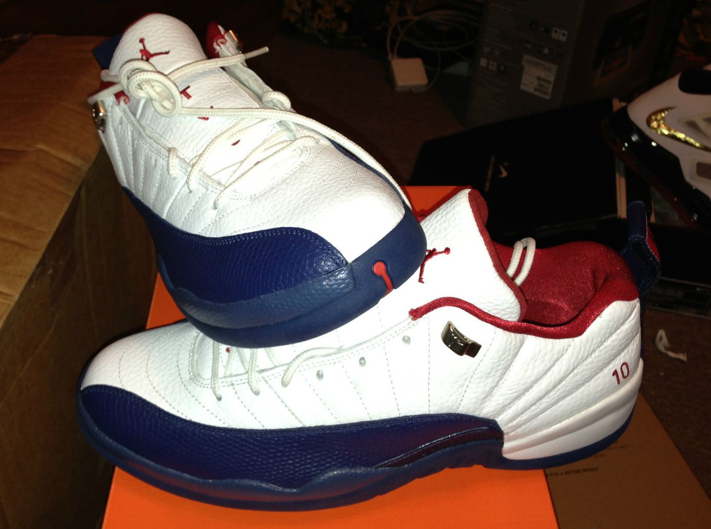 Air Jordan Xii Low Mike Bibby 2004 Olympic Pe 04