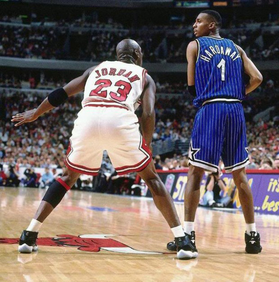 Jordan wearing nike store air flight one