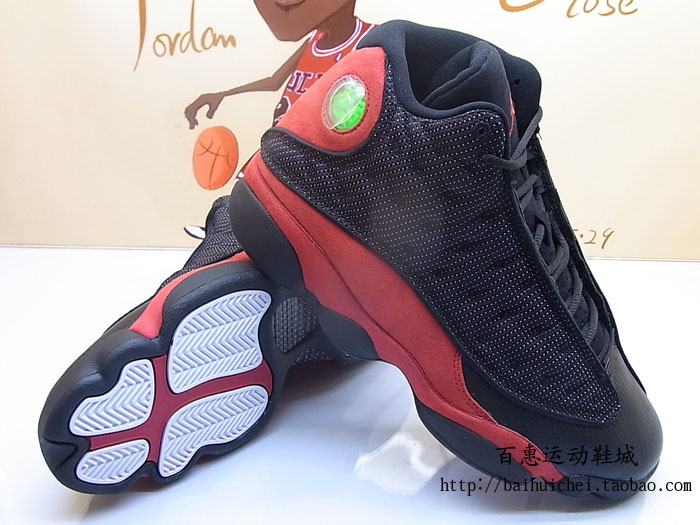 Black Red Jordan 13 11