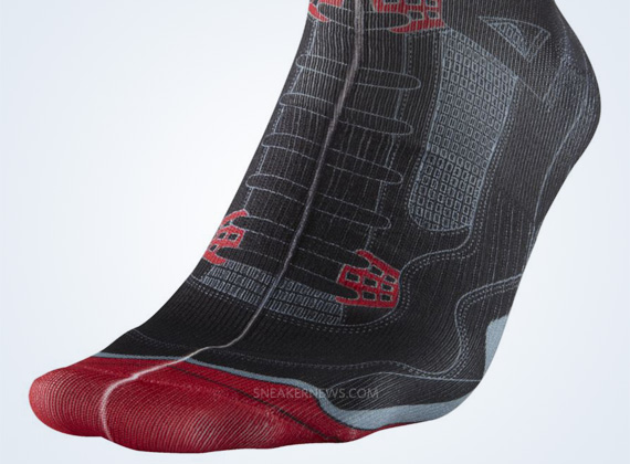 Air Jordan IV “Bred” Socks