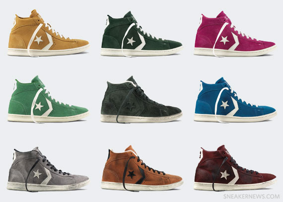 Converse Pro Leather – Holiday 2012 Colorways