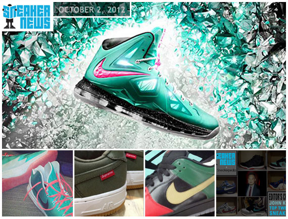 Sneaker News Daily Rewind – October 3, 2012