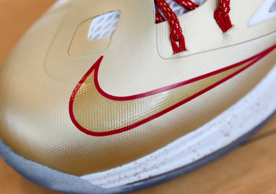 Nike LeBron X – Gold “MVP/Champ” PE