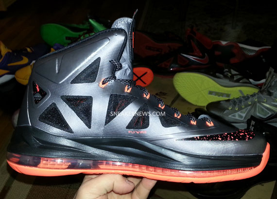 lebron grey and orange