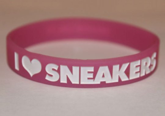 I Love Sneakers “Breast Cancer Awareness” Wristbands