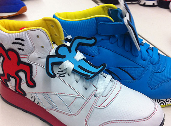 Keith Haring x Reebok Classic Leather Mid Strap Lux