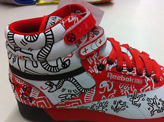 Keith Haring X Reebok Freestyle High