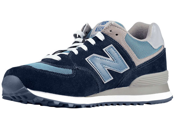 new balance 574 navy blue and grey