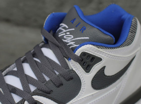 Nike Air Flight 89 - White - Dark Grey - Old Royal