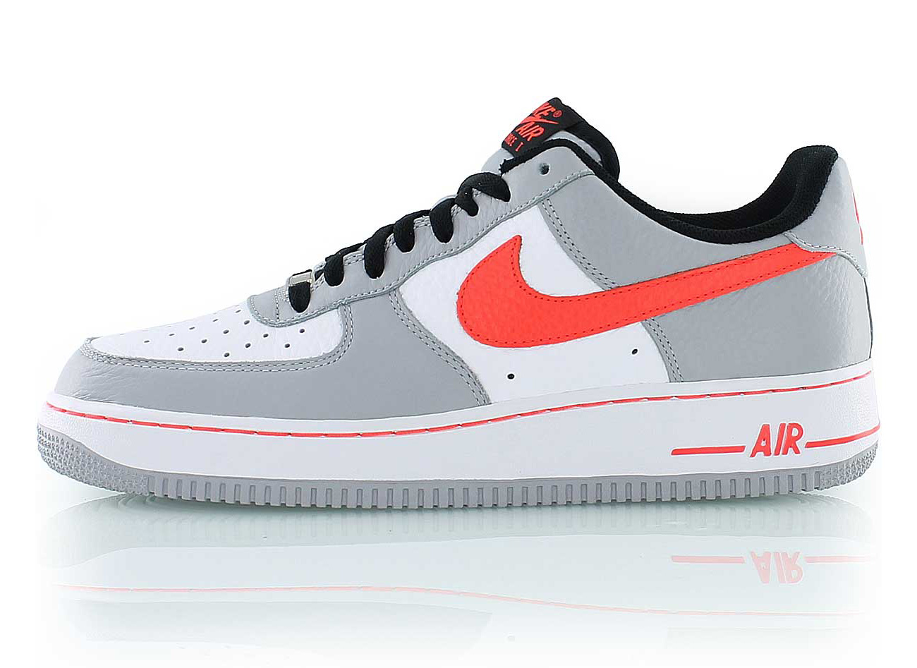 nike-air-force-1-low-grey-bright-crimson-7 Nike Air Force 1 Low Grey Bright Crimson 7