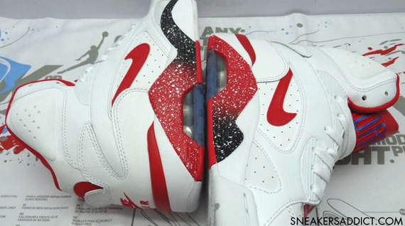 Nike Air Force 180 Mid White Red Black 3