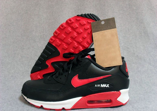 nike-air-max-90-black-red-white-1 Nike Air Max 90 Black Red White 1