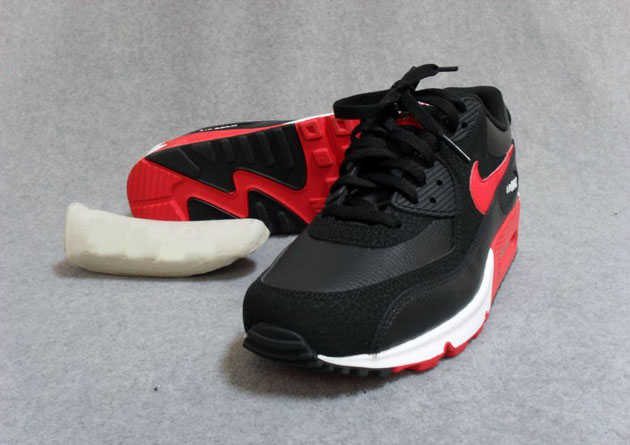 nike-air-max-90-black-red-white-2 Nike Air Max 90 Black Red White 2