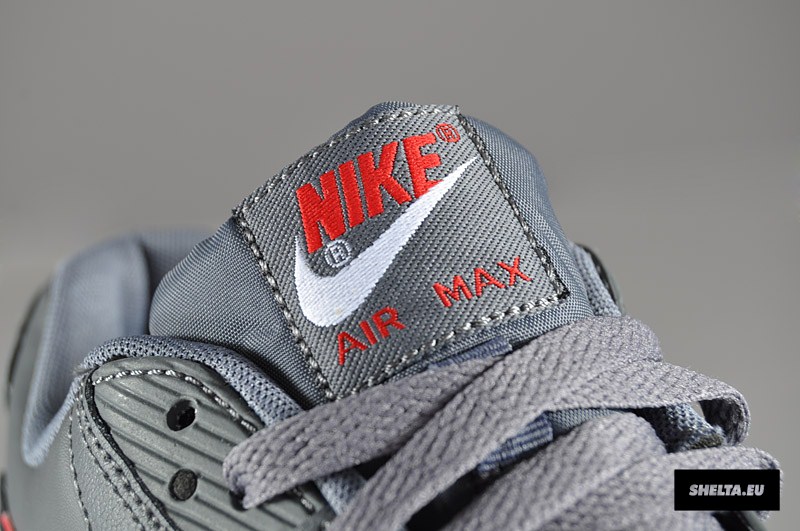 nike-air-max-90-essential-dark-grey-university-red-white-5 Nike Air Max 90 Essential Dark Grey University Red White 5