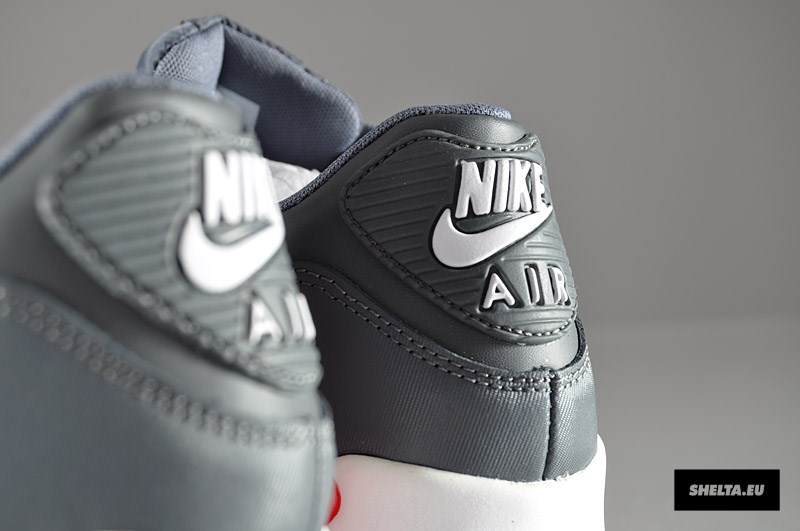 nike-air-max-90-essential-dark-grey-university-red-white-9 Nike Air Max 90 Essential Dark Grey University Red White 9