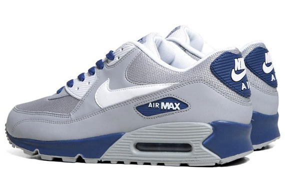 Nike Air Max 90 Essential Wolf Grey Dark Royal 4