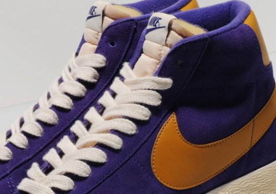 nike blazer high suede vntg purple gold 1