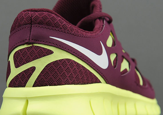 Nike Free Run+ 2 - Bordeaux - Volt