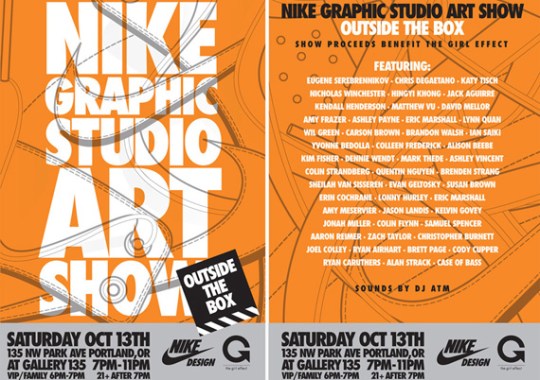 Nike Graphic Studio Art Show “Outside The Box”