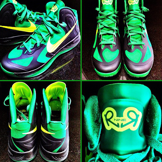 Nike Hyperfuse 2012 Rajon Rondo Green Black Pe