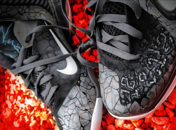 Nike LeBron 9 "2012 Apocalypse" Customs by Mache