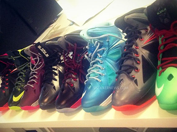 nike lebron x colorway lineup