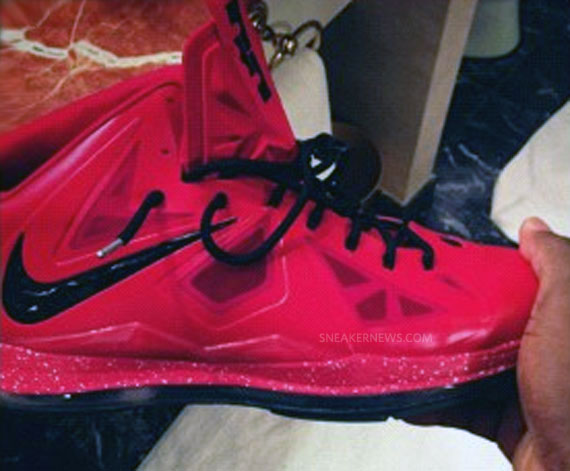 Nike Lebron X Red Black 3