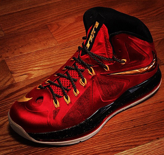 Red and store black lebron 10