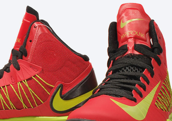 Nike Lunar Hyperdunk X - University Red - Atomic Green