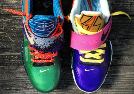 Nike Zoom KD IV ‘What The KD’ Customs by Mache