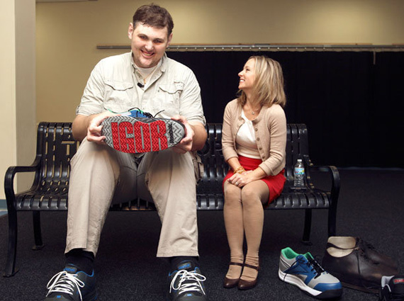 Reebok Gives World's Tallest Man Custom $25,000 Sneakers