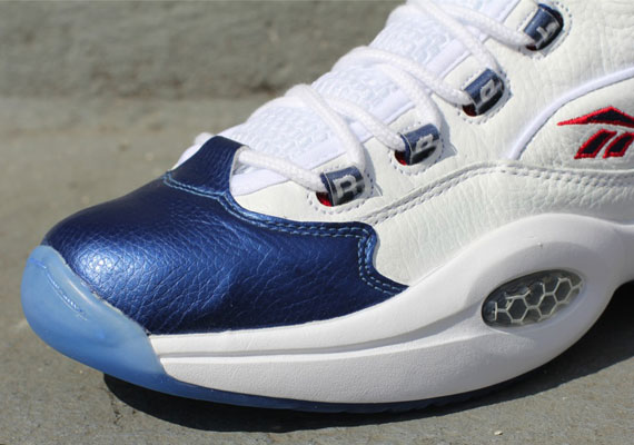 Reebok Question - White - Pearlized Navy | Release Reminder