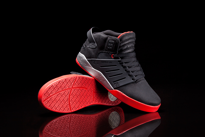 Supra Skytop Iii Black Red Grey 3