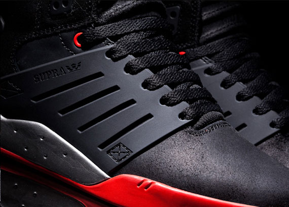 Supra skytop shop black red