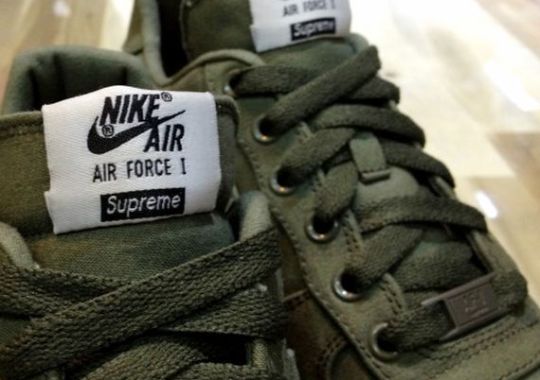 Supreme x Nike Air Force 1 Low “Olive”