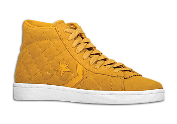 Undftd Converse Pro Leather Suede Quilted Yellow 1