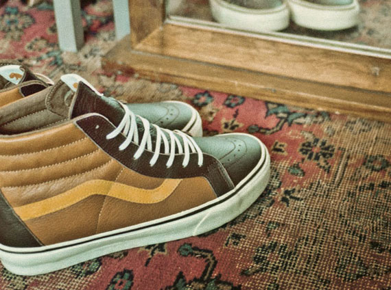 Top De knelpunt Vans California Sk8-Hi Reissue "Leather Pack" - SneakerNews.com