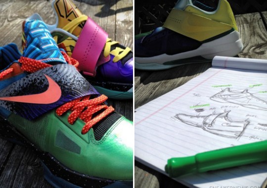 Nike Zoom KD IV “What The KD” Customs by Mache on eBay