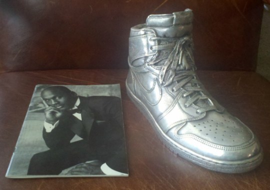 Air Jordan 1 Silver-Plated Sculpture on eBay