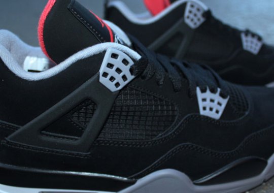 Air Jordan 4 – Black – Cement Fashio – Fire Red