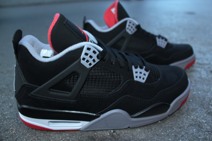 Air Jordan Iv Black Cement Grey Fire Red 2