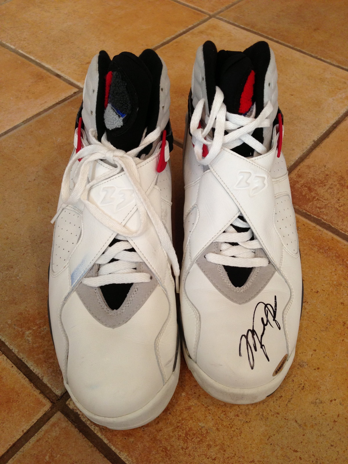 Air Jordan Viii Og 1993 Autographed Game Worn 10