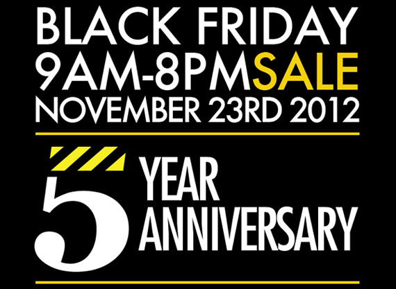 Extra Butter Black Friday 2012 5th Anniversary Sale