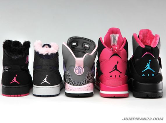 colorful jordans for girls