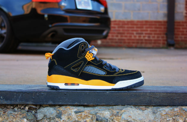 Jordan Spizike Black University Gold 1